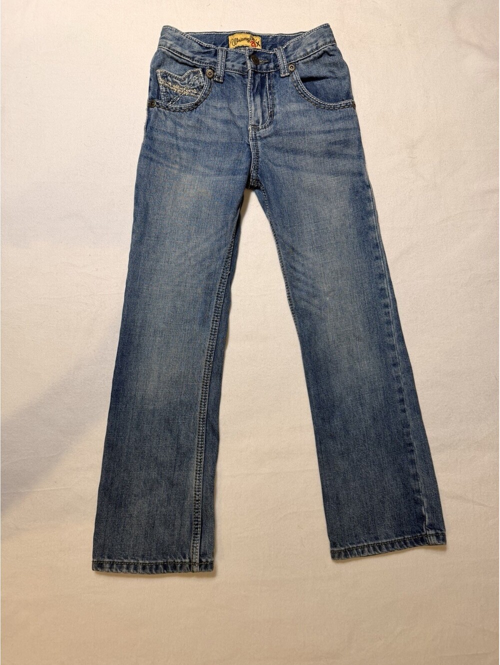 Kids Wrangler 20X Jeans Size 9 Slim. Adjustable Waist Size